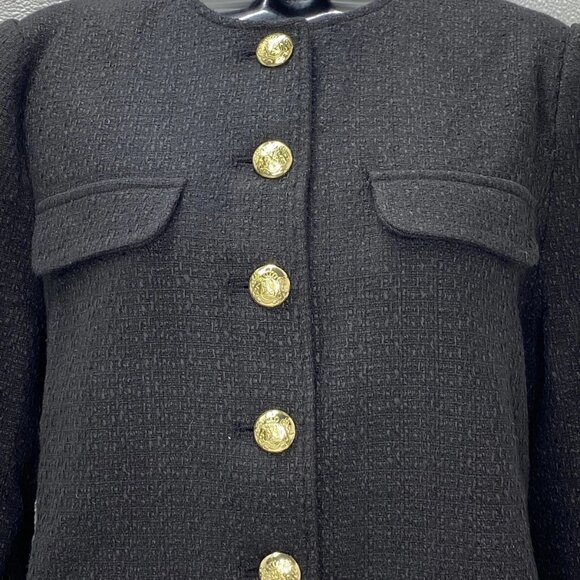 Pomander Place Women’s “Jennings” Tweed Button-Down Jacket - Picture 10 of 11